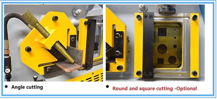 60t Q35-16 Hydraulic Ironworker Shearing Punching Bending And Notching Machine 60t Q35-16 Hydrauliczna maszyna do cięcia i wykrawania wykrawania