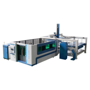 Chłodzenie wodą automatyczna maszyna do cięcia laserem z włókna metalowego Cnc 1500w