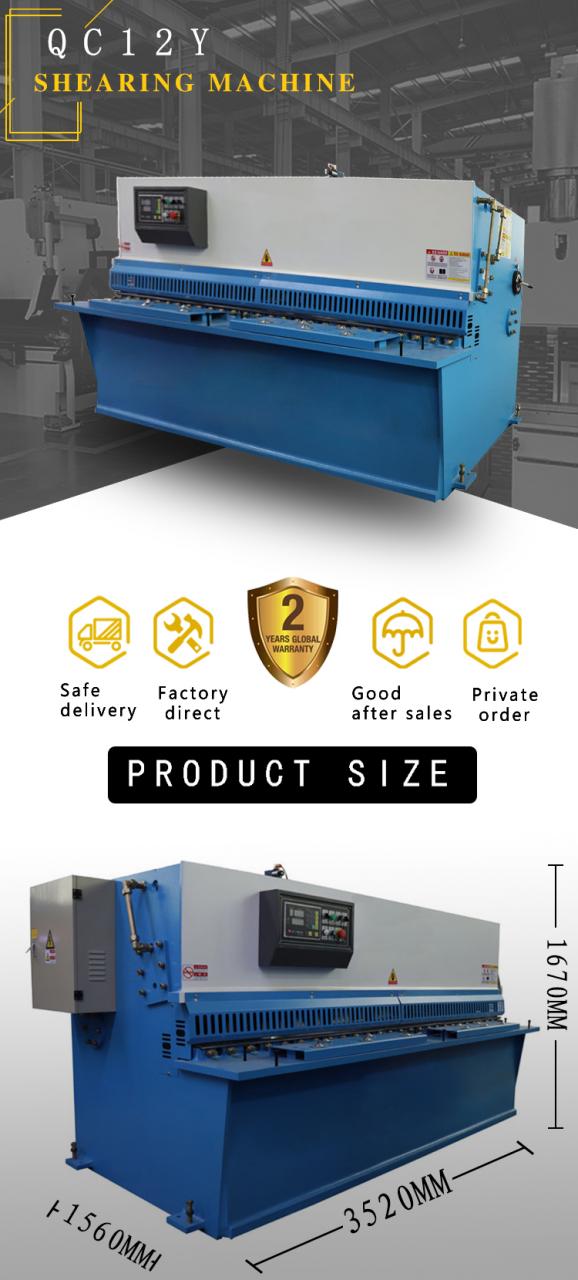 Hydraulic Guillotine Shear Machine Qc12y 8*6000mm Guillotine Industrial Sheet Metal Aluminium Stainless Steel Cutting Shearing M Hydrauliczna nożyce gilotynowe Qc12y 8*6000mm Gilotyna przemysłowa do cięcia blachy aluminiowej ze stali nierdzewnej do cięcia M