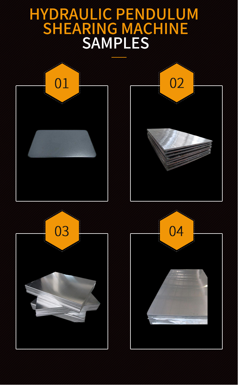 Hydraulic Pendulum Cnc Swing Beam Sheet Metal Plate Shearing Machine Wahadło hydrauliczne Cnc Swing Beam Sheet Metal Shearing Machine