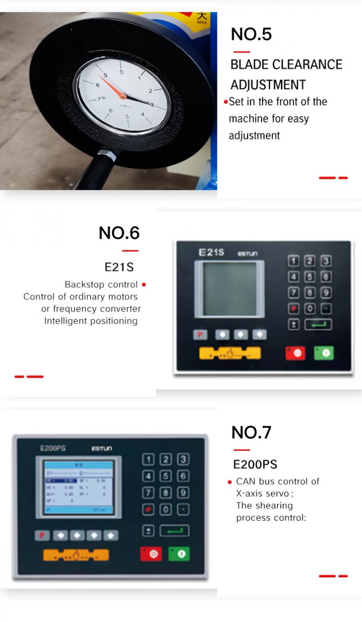 Shear Cutting Machine Guillotine Metal Hydraulic Shearing Machine Qc11Y/K Nożyce do cięcia hydraulicznego Gilotyna do metalu Qc11Y/K